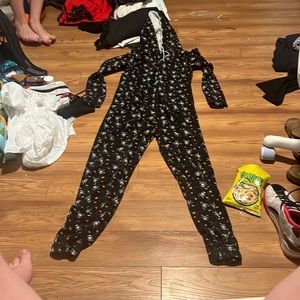 Halloween pattern, kids pajama onesie